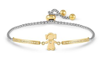 Bransoletka Nomination  z symbolem dziewczynki 028018 026d.jpg